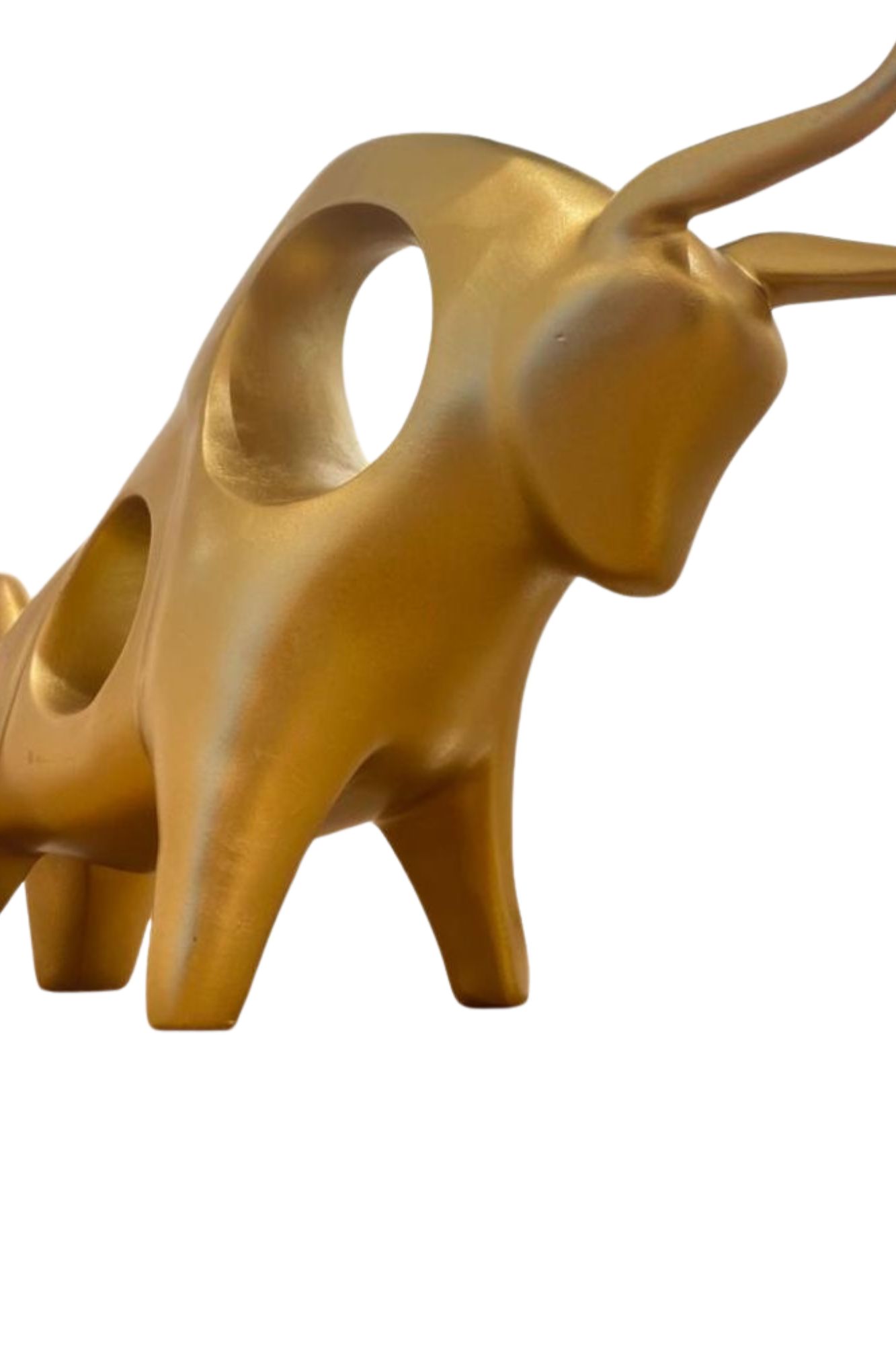TORO ORNAMENTAL ESTILO NORDICO DORADO
