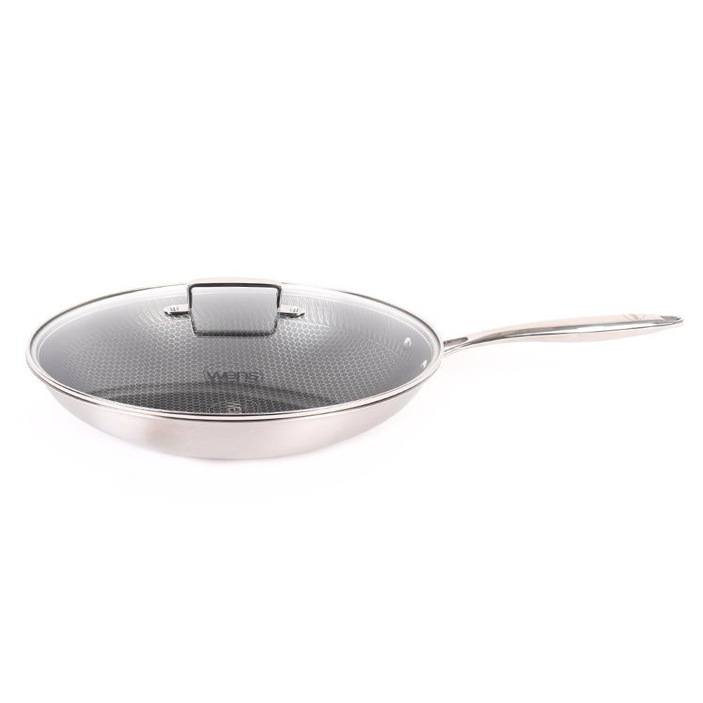 WOK CON TAPA 30 CM, HONEY COMB WENS - 2