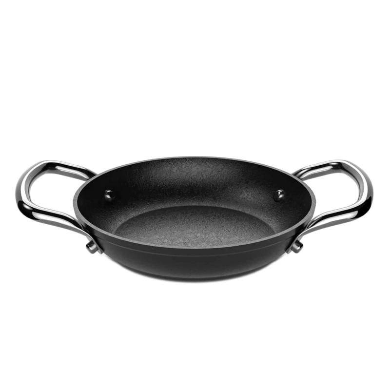 SET SARTENES Y PAILA ALUMINIO FORJADO BLACK 28 CM, 24 CM Y 16 CM - 8