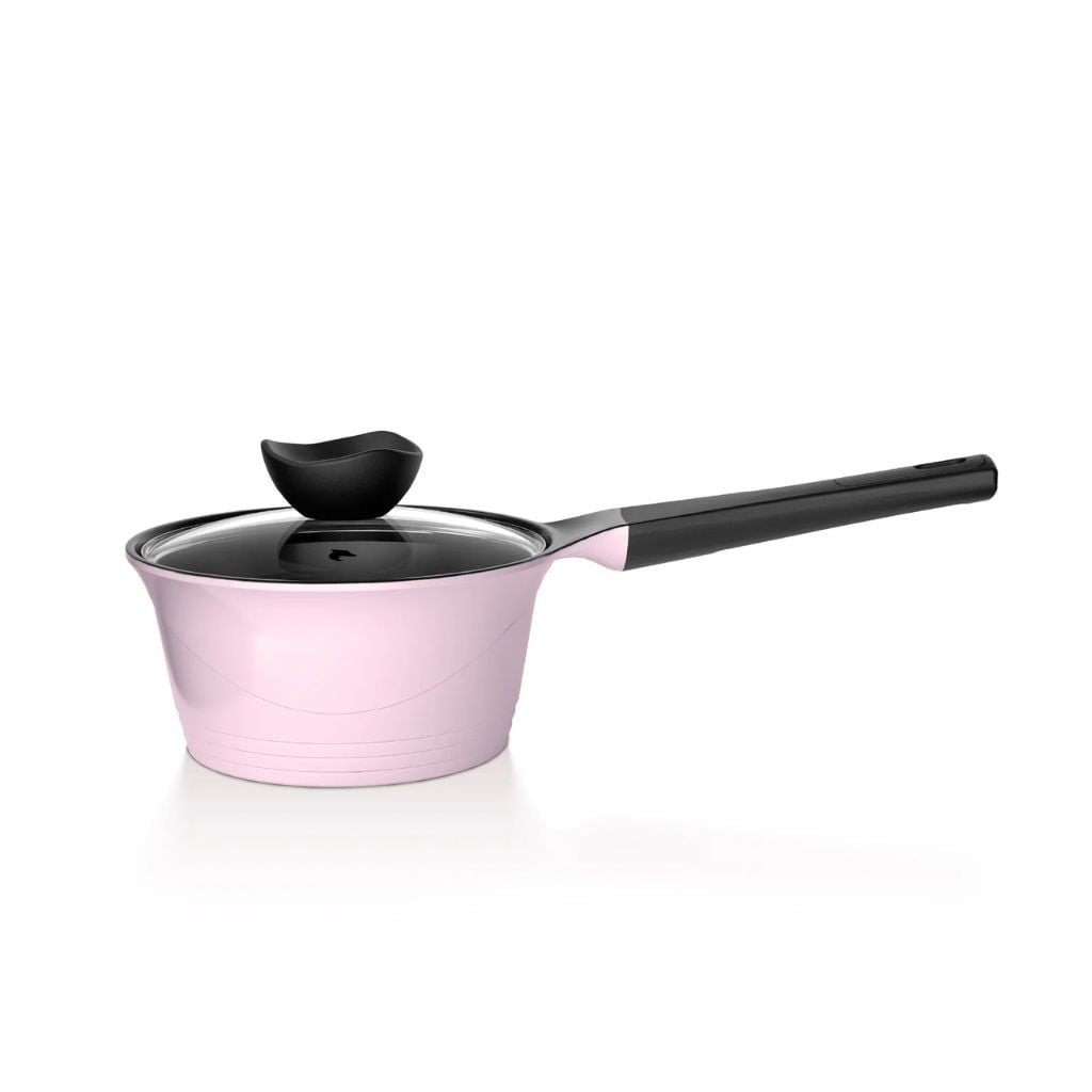 BATERIA COCINA ALUMINIO FUNDIDO 7 PIEZAS FORTIS PINK - 4