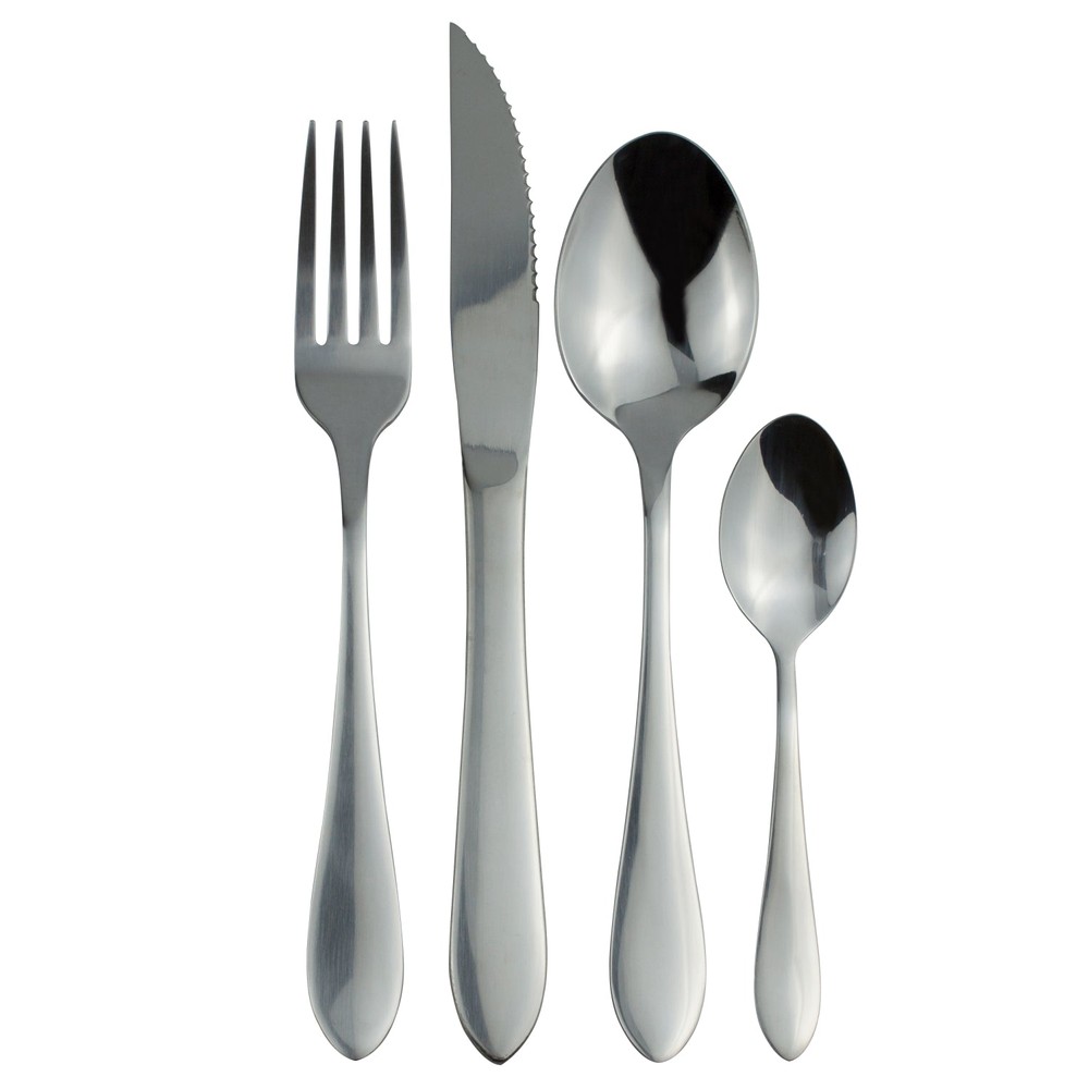SET CUBIERTOS ACERO INOXIDABLE CARNES 24PZS VANCOUVER KRONS - 2