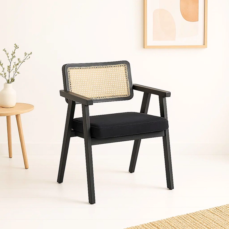 BUTACA RATTAN - NEGRO - 2