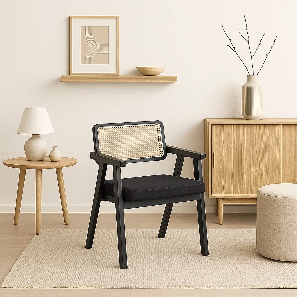 BUTACA RATTAN - NEGRO - 3