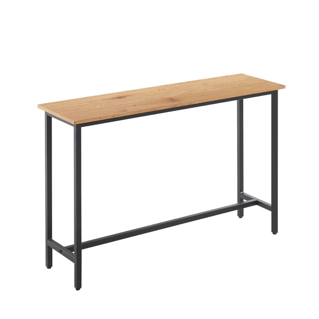 MESA DE ARRIMO O BAR ALTA RUSTIK - MADERA CLARA - 1