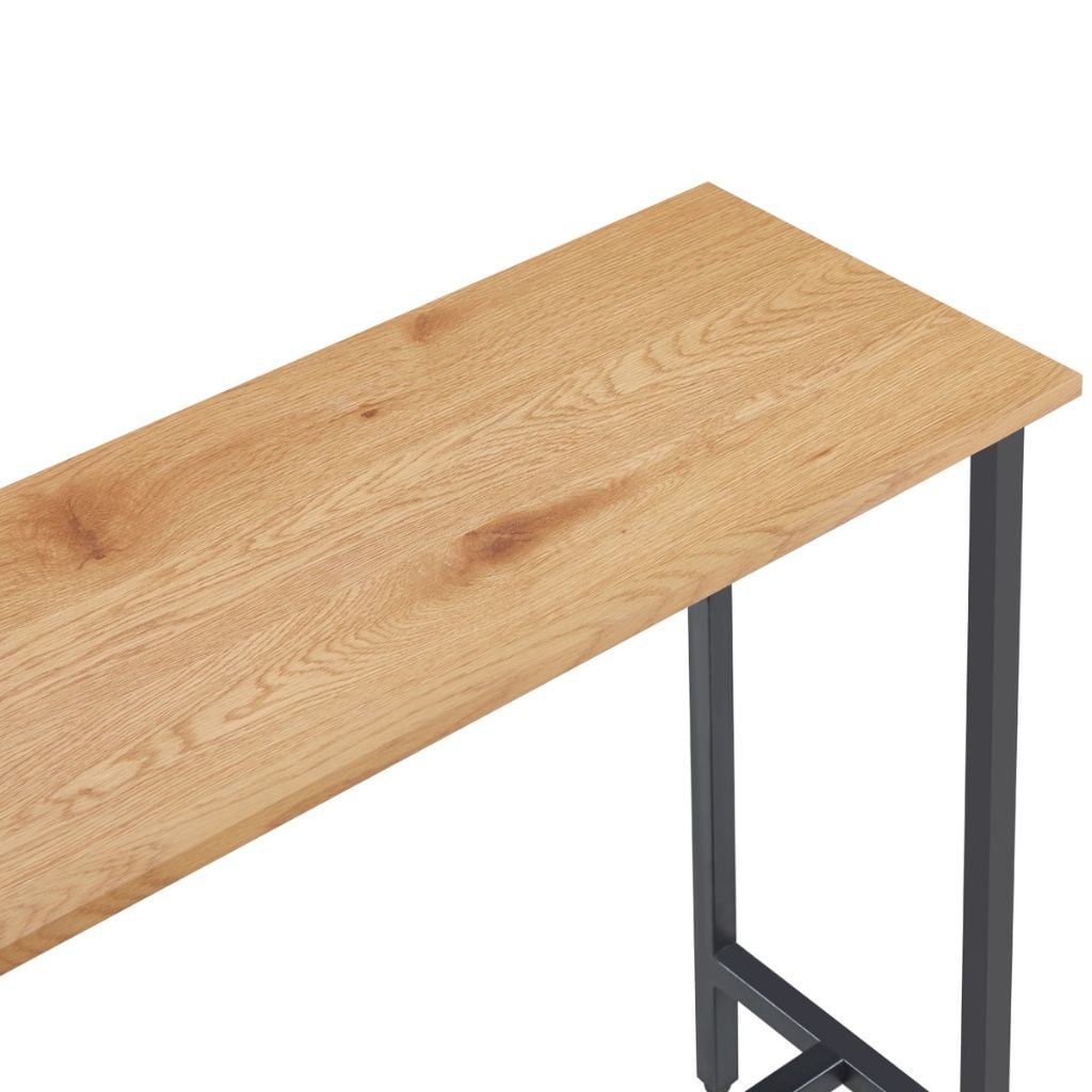 MESA DE ARRIMO O BAR ALTA RUSTIK - MADERA CLARA - 2