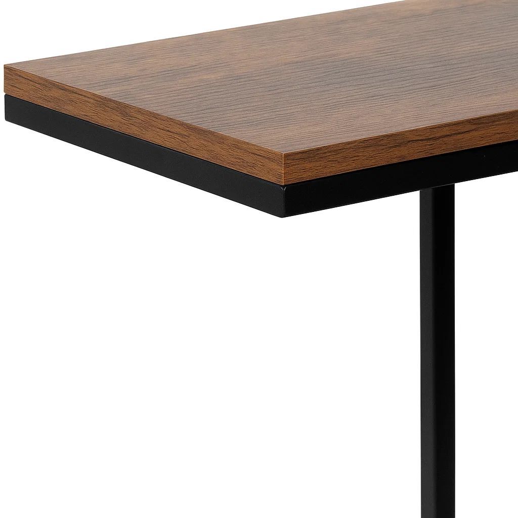 MESA LATERAL MODERNA CON MARCO METALICO - 3