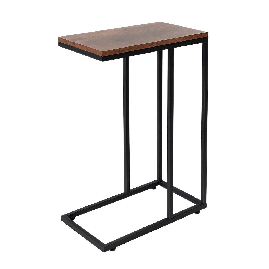 MESA LATERAL MODERNA CON MARCO METALICO - 5