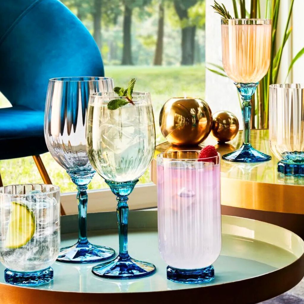 SET DE 6 VASO BORMIOLI ROCCO, 430 ML, AZUL FLORIAN - 3