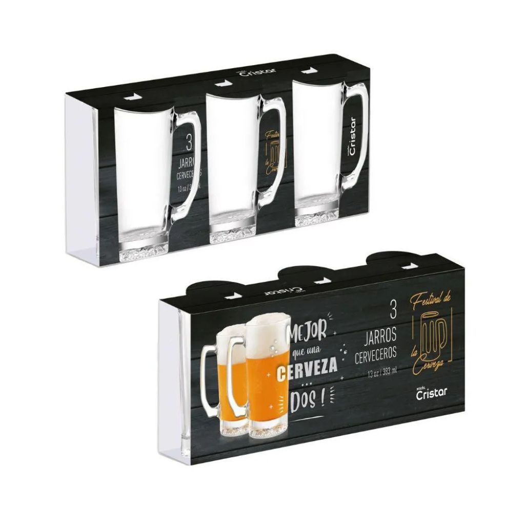 PACK DE  3 CERVECEROS DAKOTA 383 ML - 3
