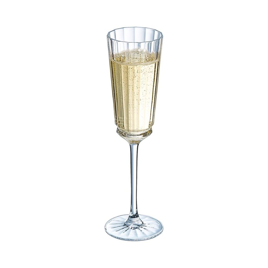 SET DE 6 COPAS FLUTE 170 ML MACASSAR CRISTAL D'ARQUES - 2