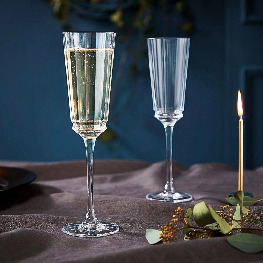 SET DE 6 COPAS FLUTE 170 ML MACASSAR CRISTAL D'ARQUES - 3