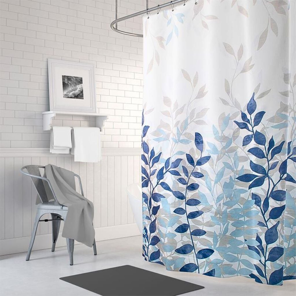 CORTINA BAÑO ESTAMPADO AZZURRO - 1