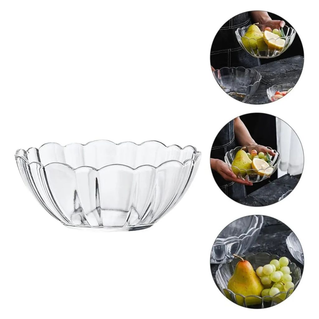SET MANTEL LINO 140 CM X 200 CM CON 2 BOWLS VIDRIO TEMPLADO 2 LITROS - 7