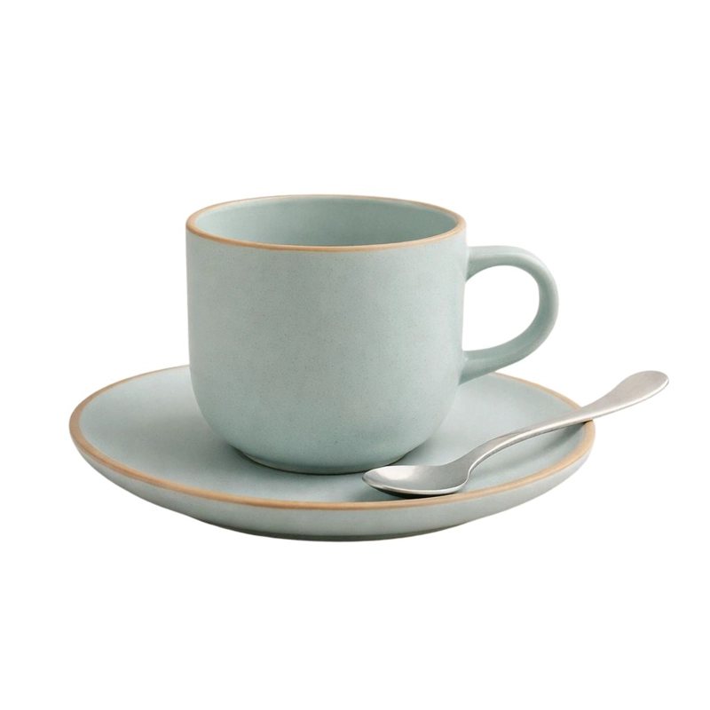 Juego de Té de 12 Piezas  Amalfi  con 6 cucharas 2.0 mm - 1