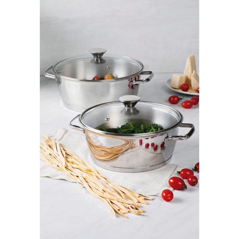 CACEROLA DE ACERO TRIPLE FONDO 22 CM 3,3L TRAMONTINA ALLEGRA - 4