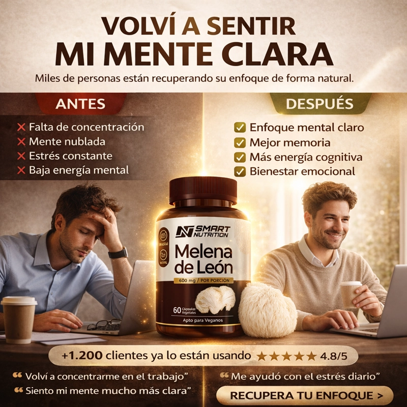MELENA DE LEON 600 MG (HERICIUM ERINACEUS) - 5