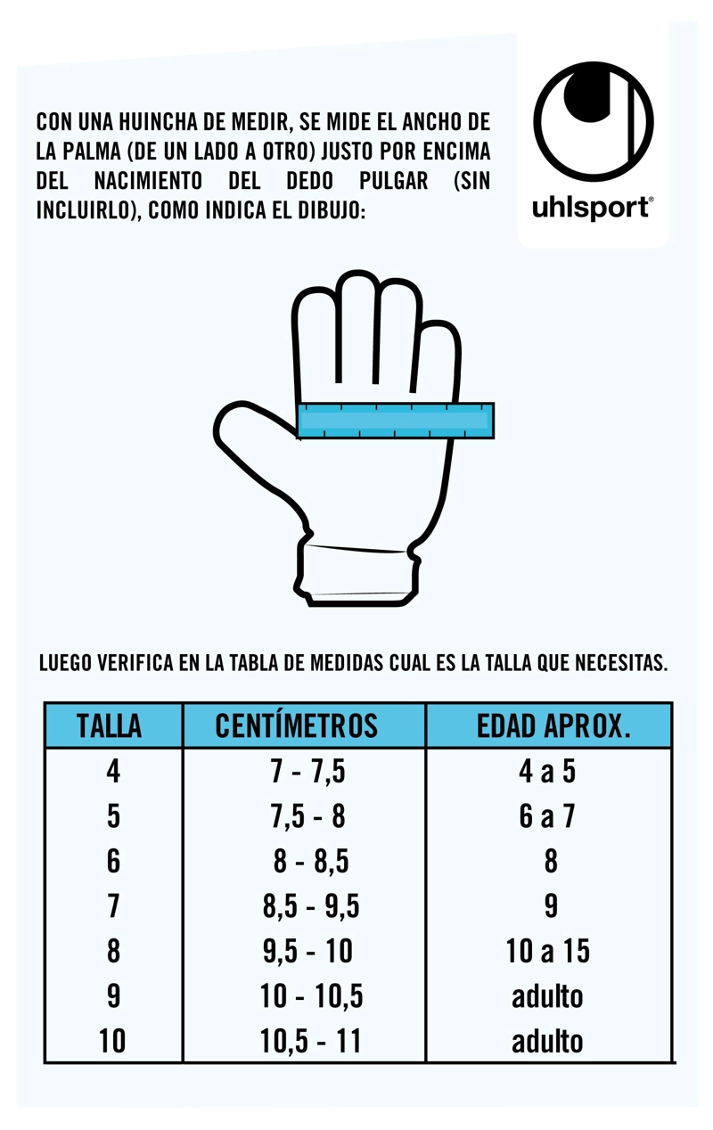 GUANTES ARQUERO UHL DYNAMIC IMPULSE SOFT FLEX FRAME NA/AM - 5