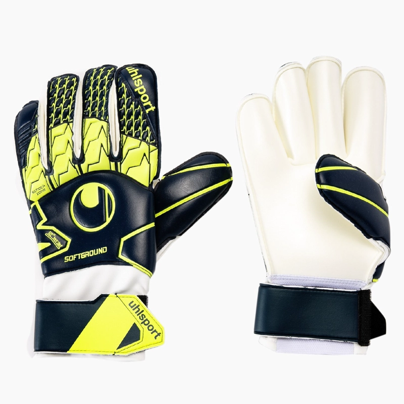 GUANTES ARQUERO UHL SOFT RF AZ MA/AM FLUOR/BL - 1