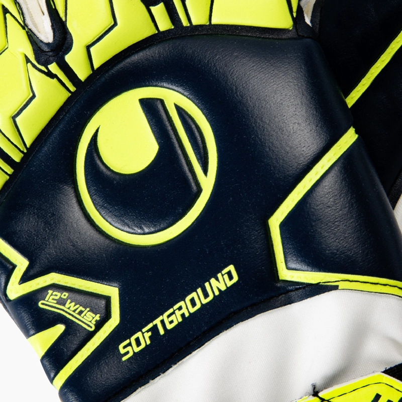 GUANTES ARQUERO UHL SOFT RF AZ MA/AM FLUOR/BL - 2
