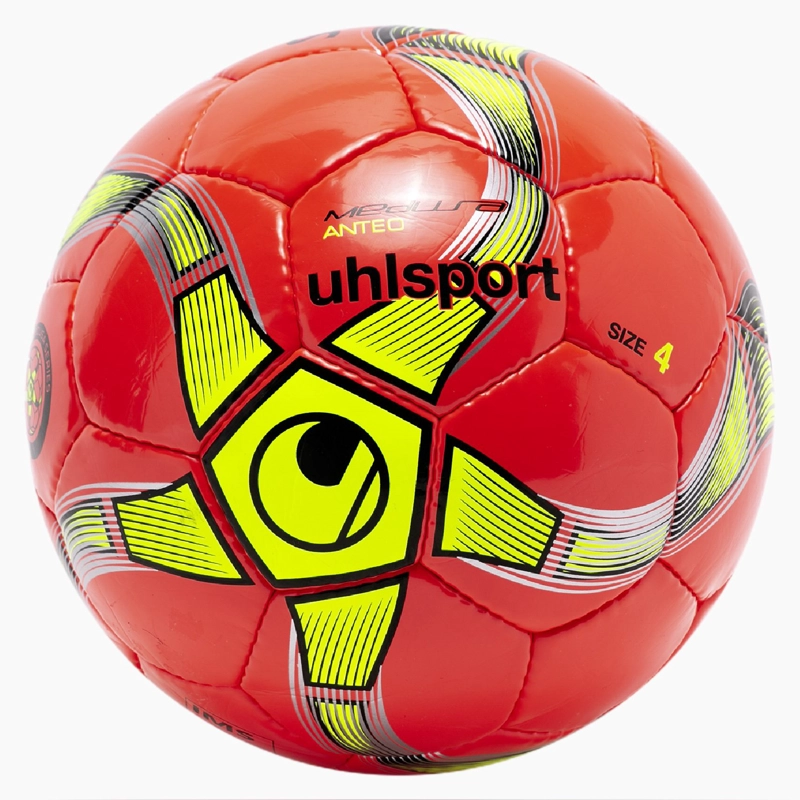 PELOTA FUTBOL MEDUSA ANTEO ROJO FLUOR/AMARILLO FLUOR/NEGRO 4 - 1
