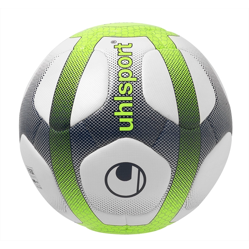 PELOTA FUTBOL ELYSIA MATCH BLANCO/AZUL/AMARILLO FLUOR N°5 - 2
