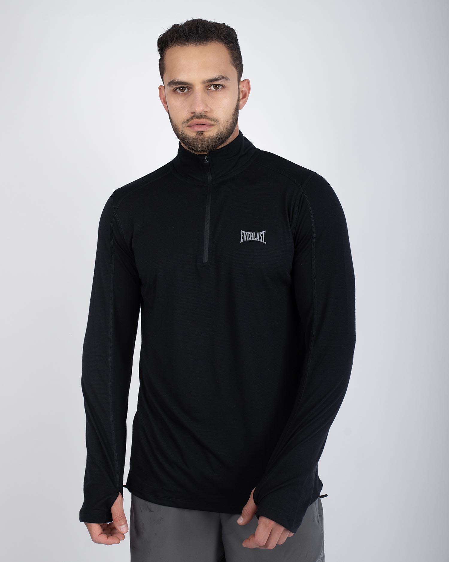 EVERLAST POLERA HOMBRE EVERLAST M/L QTR ZIP RUNNING EVE