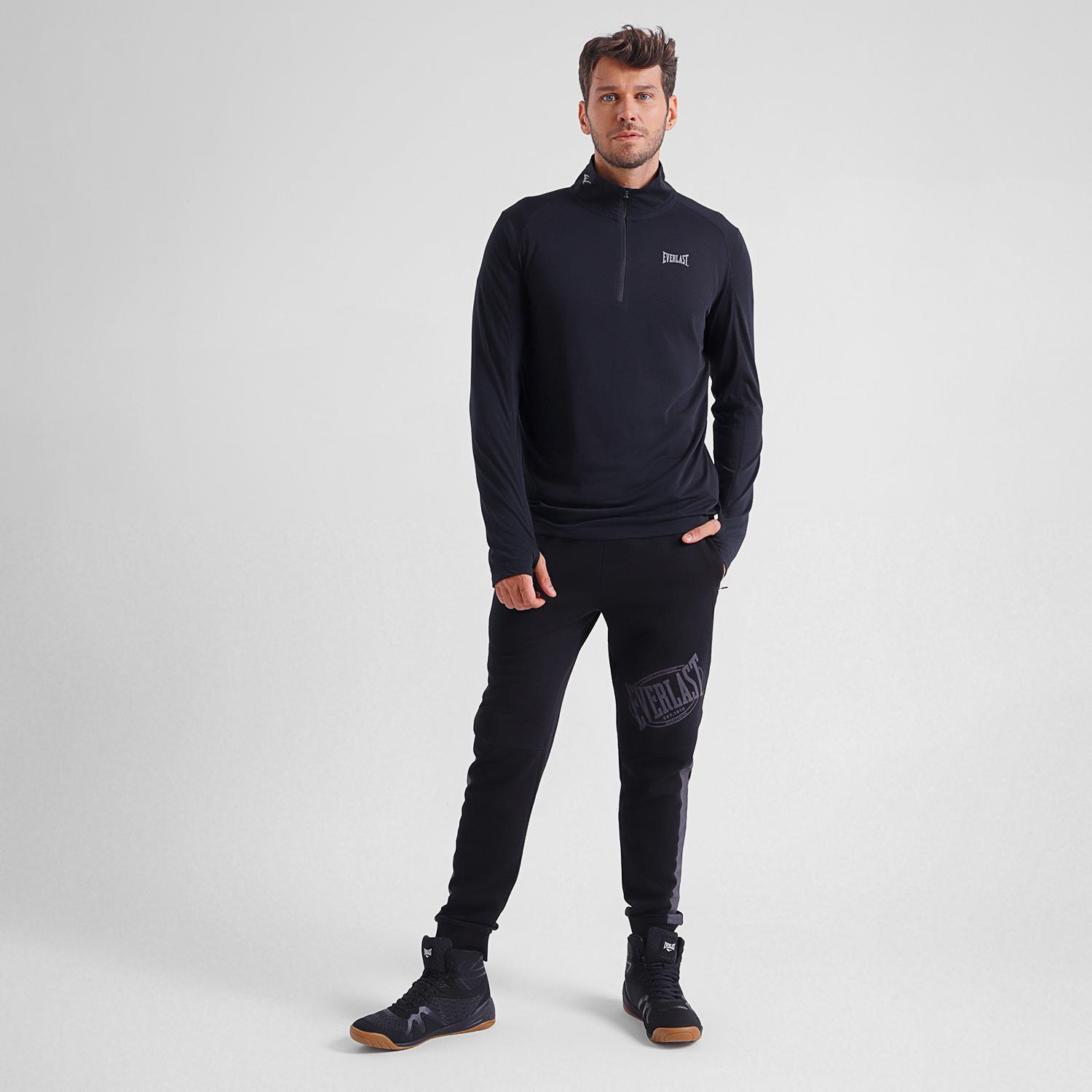 POLERA HOMBRE EVERLAST M/L QTR ZIP RUNNING EVE - 4