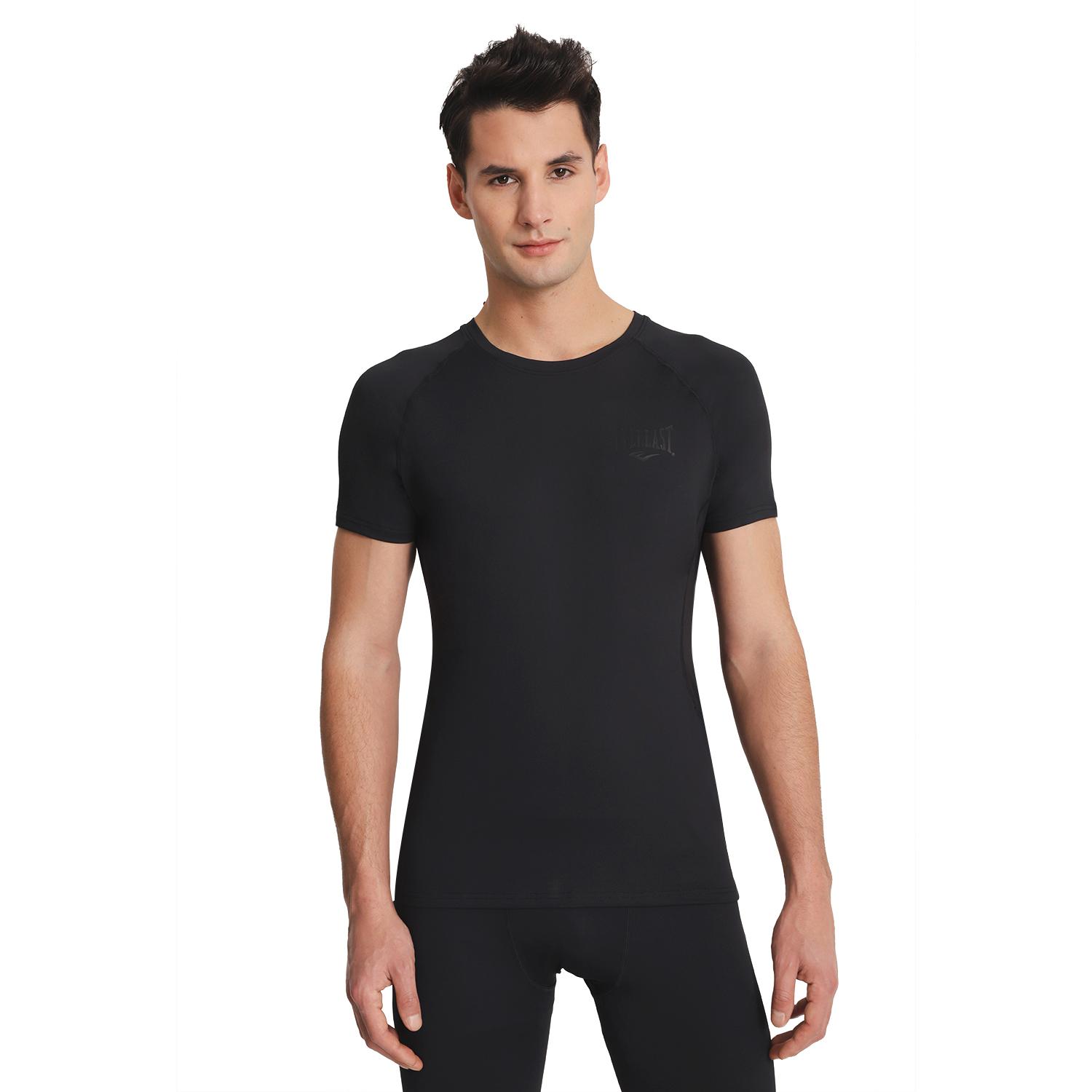 POLERA DE COMPRESION MANGA CORTA NEGRO EVERLAST - NEGRO - S - 2