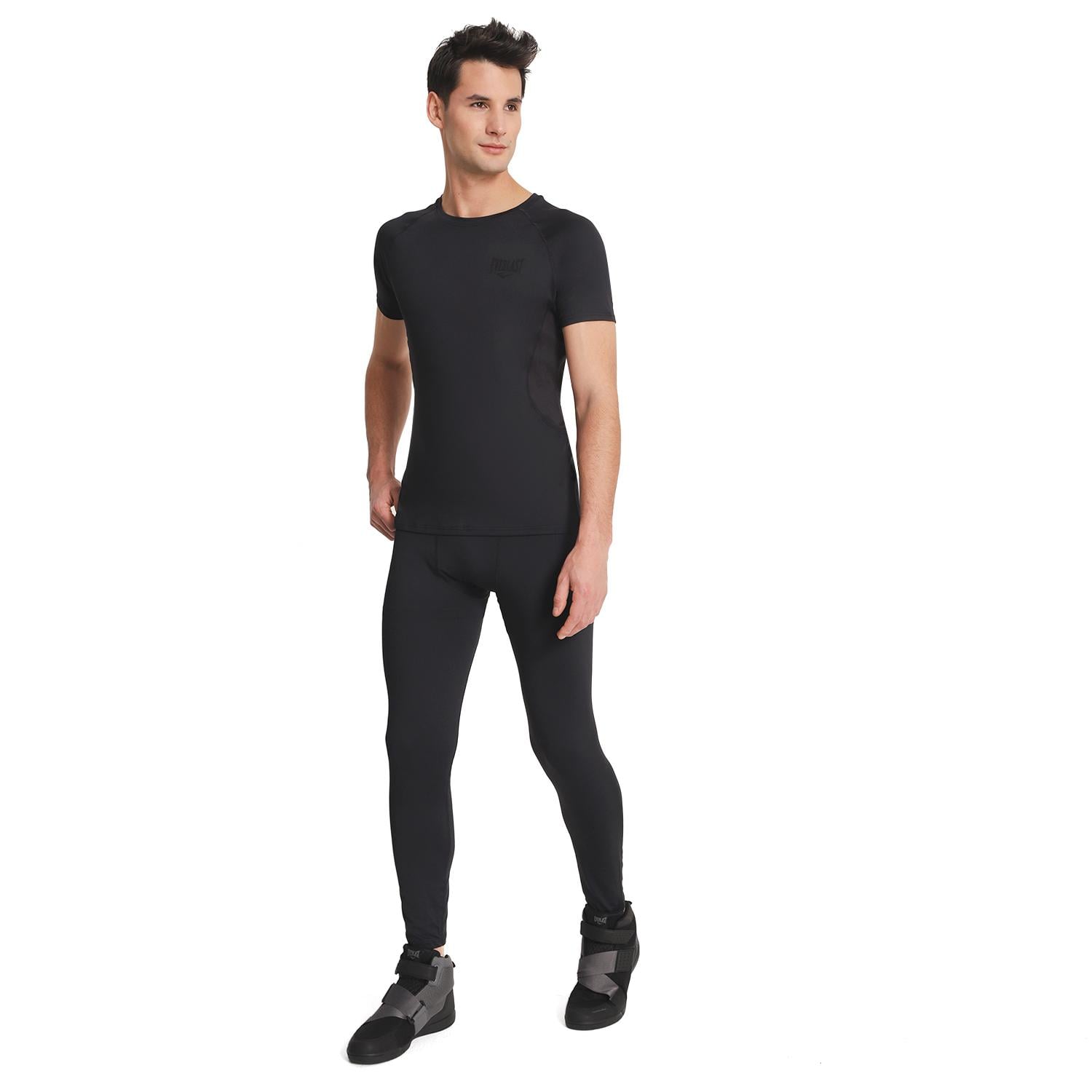 POLERA DE COMPRESION MANGA CORTA NEGRO EVERLAST - NEGRO - S - 4