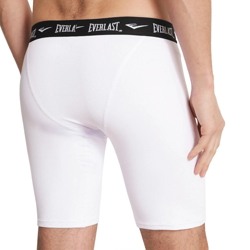CALZA DE COMPRESIÓN HOMBRE EVERLAST BLANCO CORTA - 2