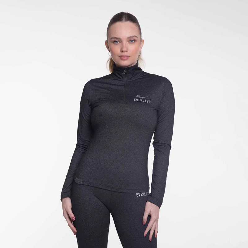 POLERA M/L BASIC TITANIO EVERLAST - 1