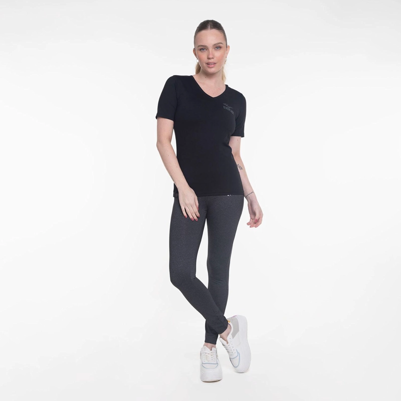 POLERA M/C BASIC NEGRO EVERLAST - 4