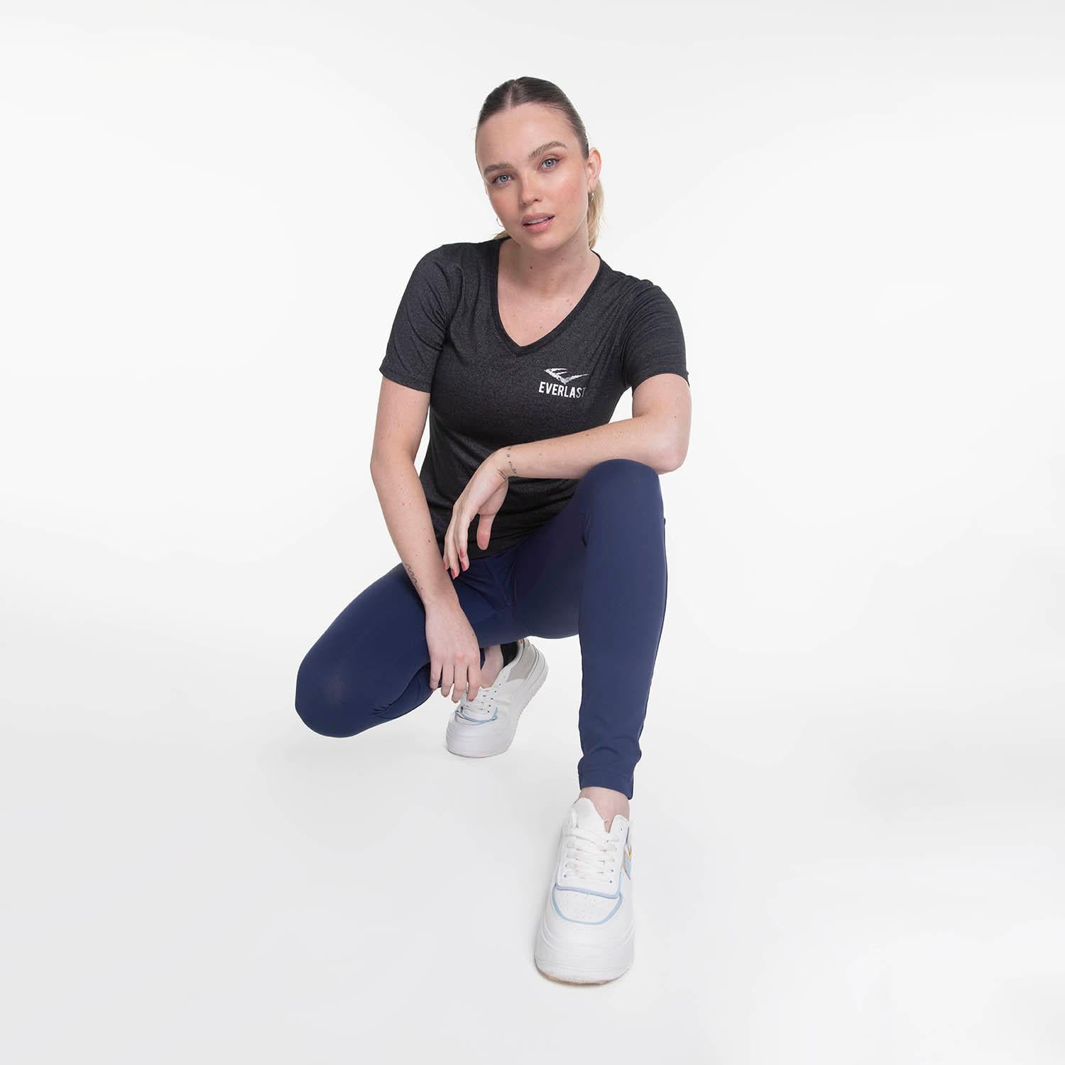 POLERA M/C BASIC TITANIO EVERLAST - 5
