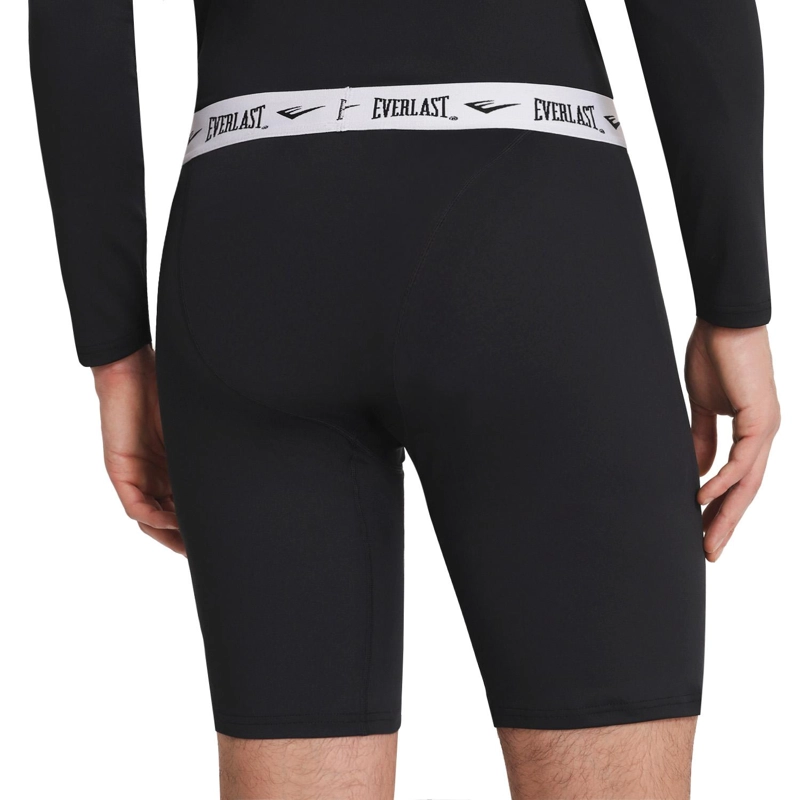 CALZA DE COMPRESIÓN HOMBRE EVERLAST NEGRO CORTA - 2