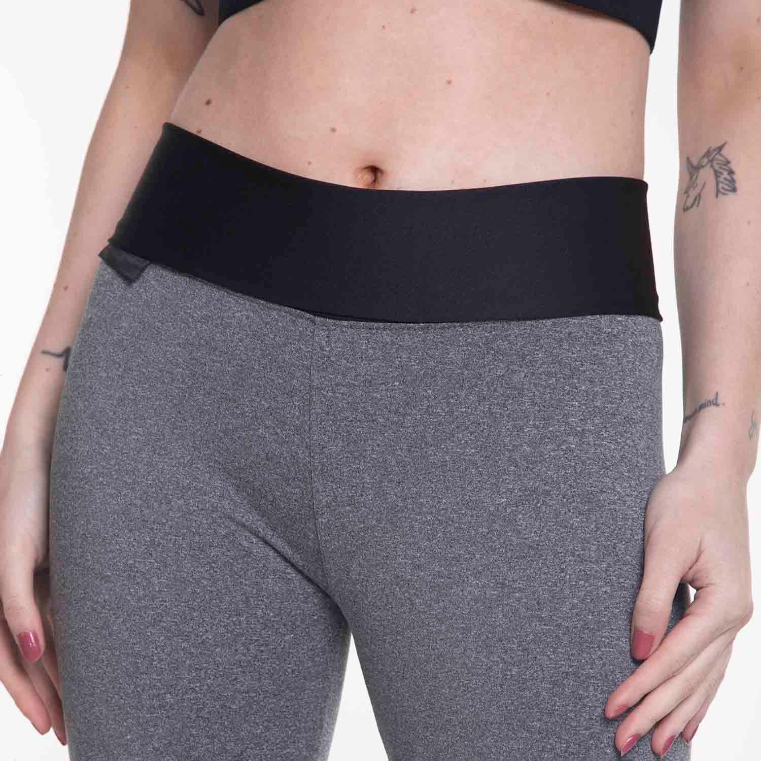 LEGGING LONG BAND BASIC TWO CHARCOAL EVERLAST - 4