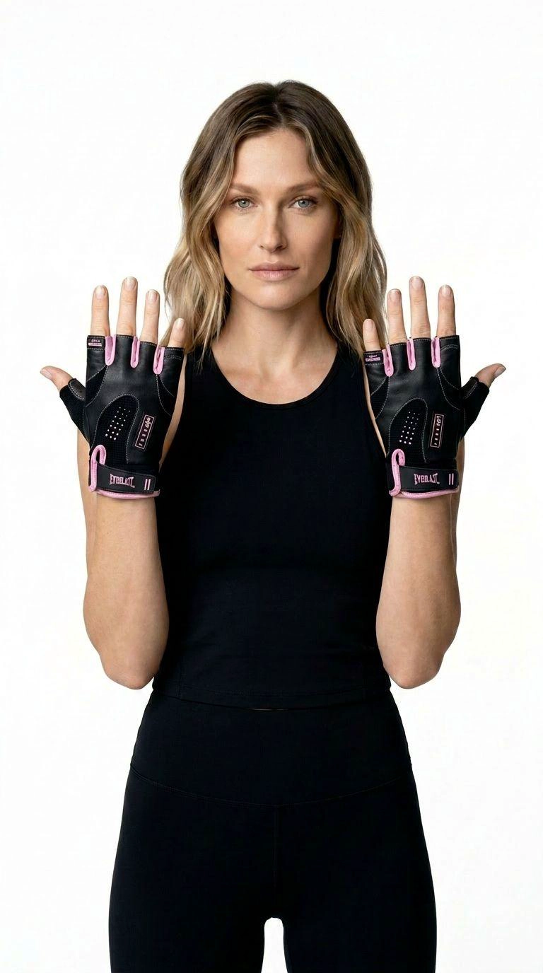 GUANTE FITNESS EVE PLUS MUJER NE/RS - S - 2