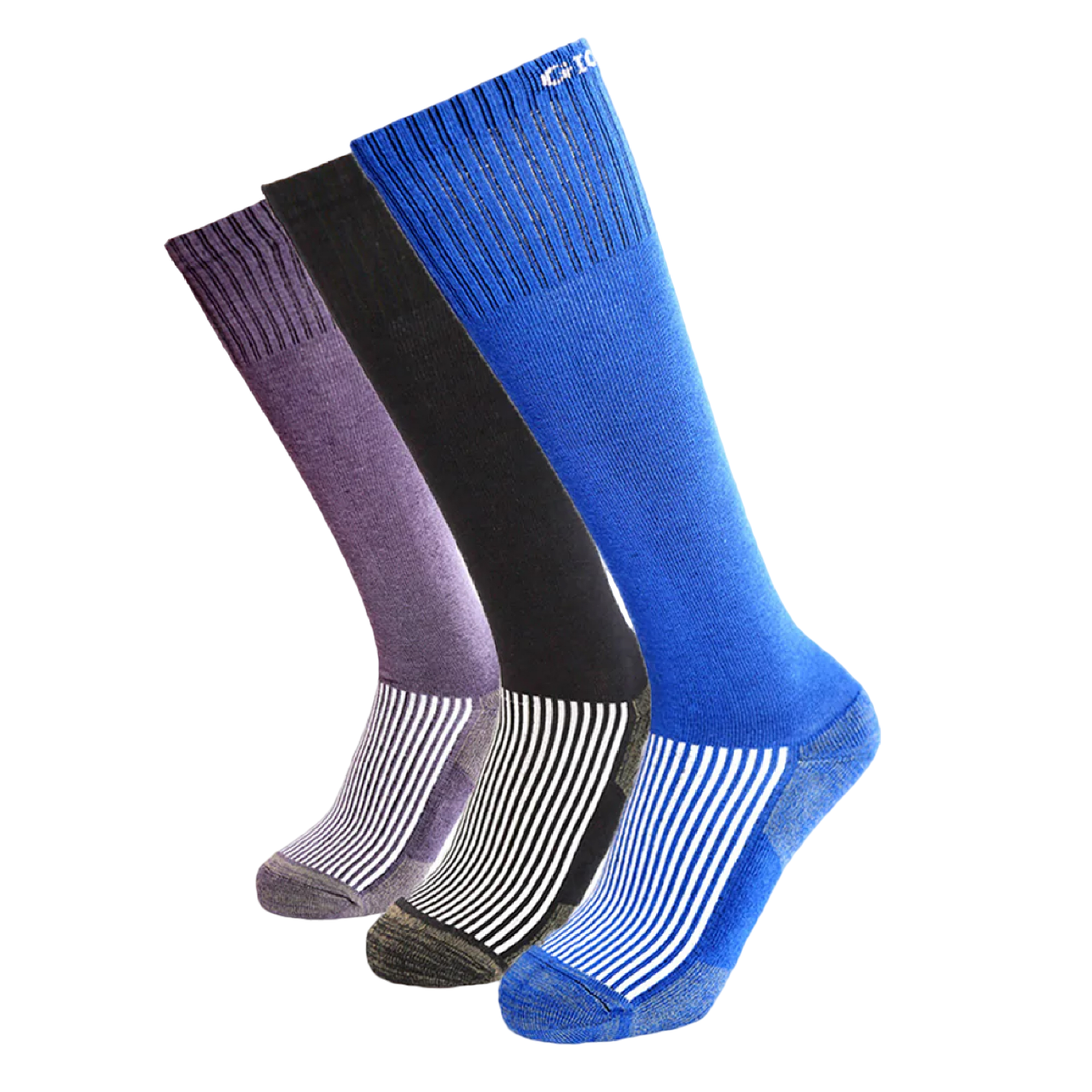 CALCETINES COMPRESION BAMBÚ CON FIBRA DE COBRE HOMBRE PACK 3 - 1