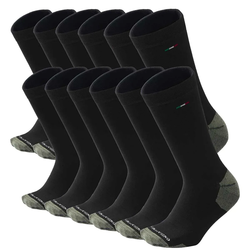 PACK DE 12 CALCETINES VESTIR BAMBÚ COBRE HOMBRE GIOVACCHINO - 1