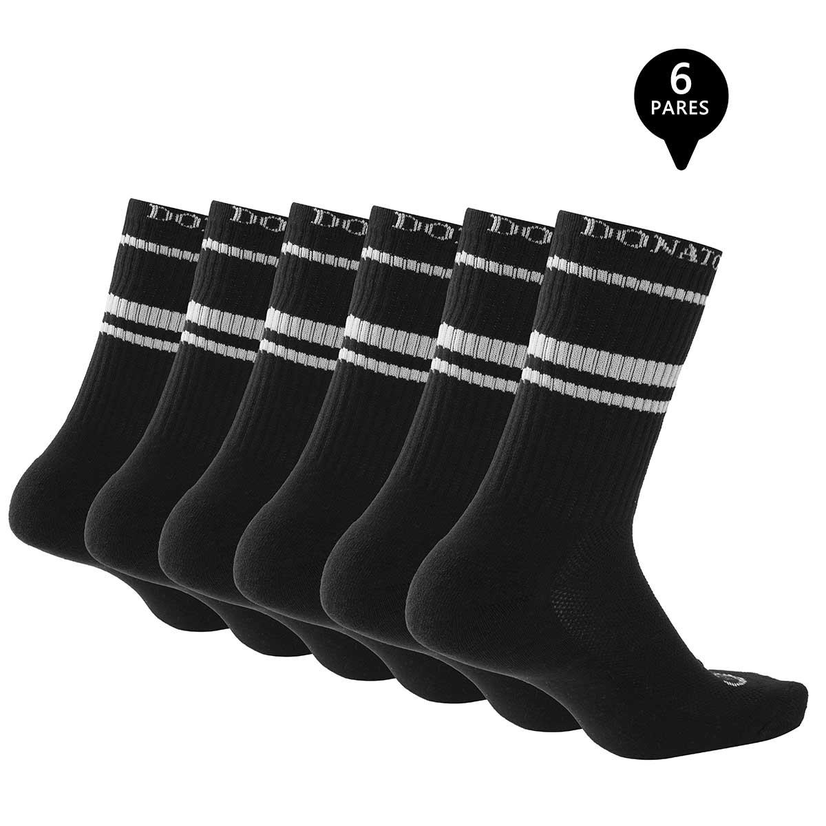 PACK DE 6 CALCETINES LARGOS DEPORTIVOS HOMBRE - 2