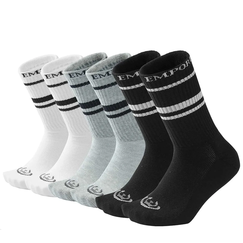 PACK DE 6 CALCETINES LARGOS DEPORTIVOS HOMBRE GIOVACCHINO - 1