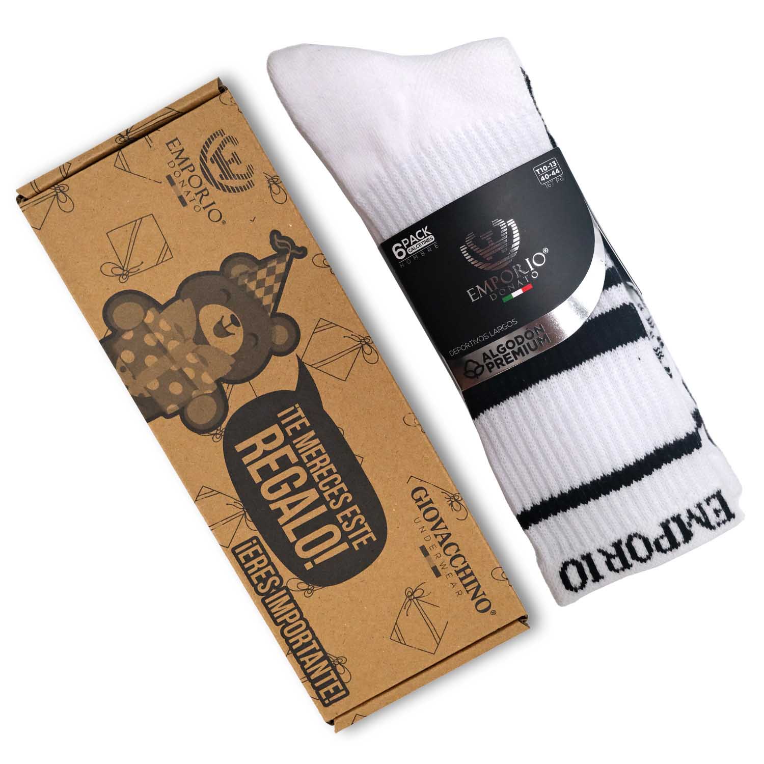 PACK DE 6 CALCETINES LARGOS DEPORTIVOS HOMBRE - 7