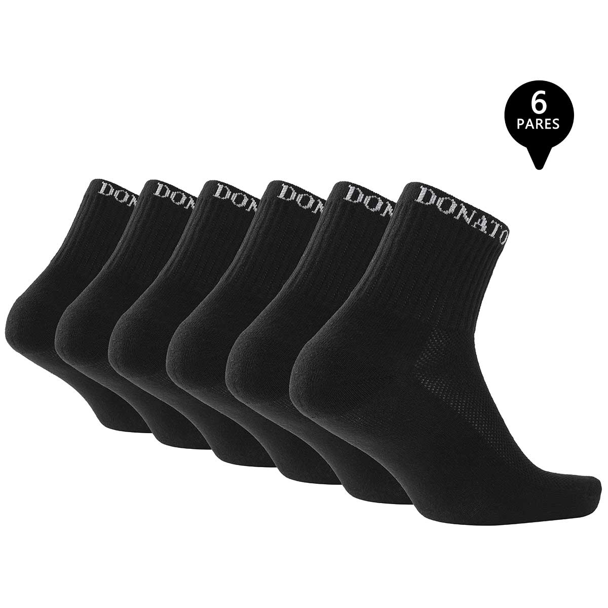 PACK DE 6 CALCETINES CORTOS DEPORTIVOS HOMBRE - 2