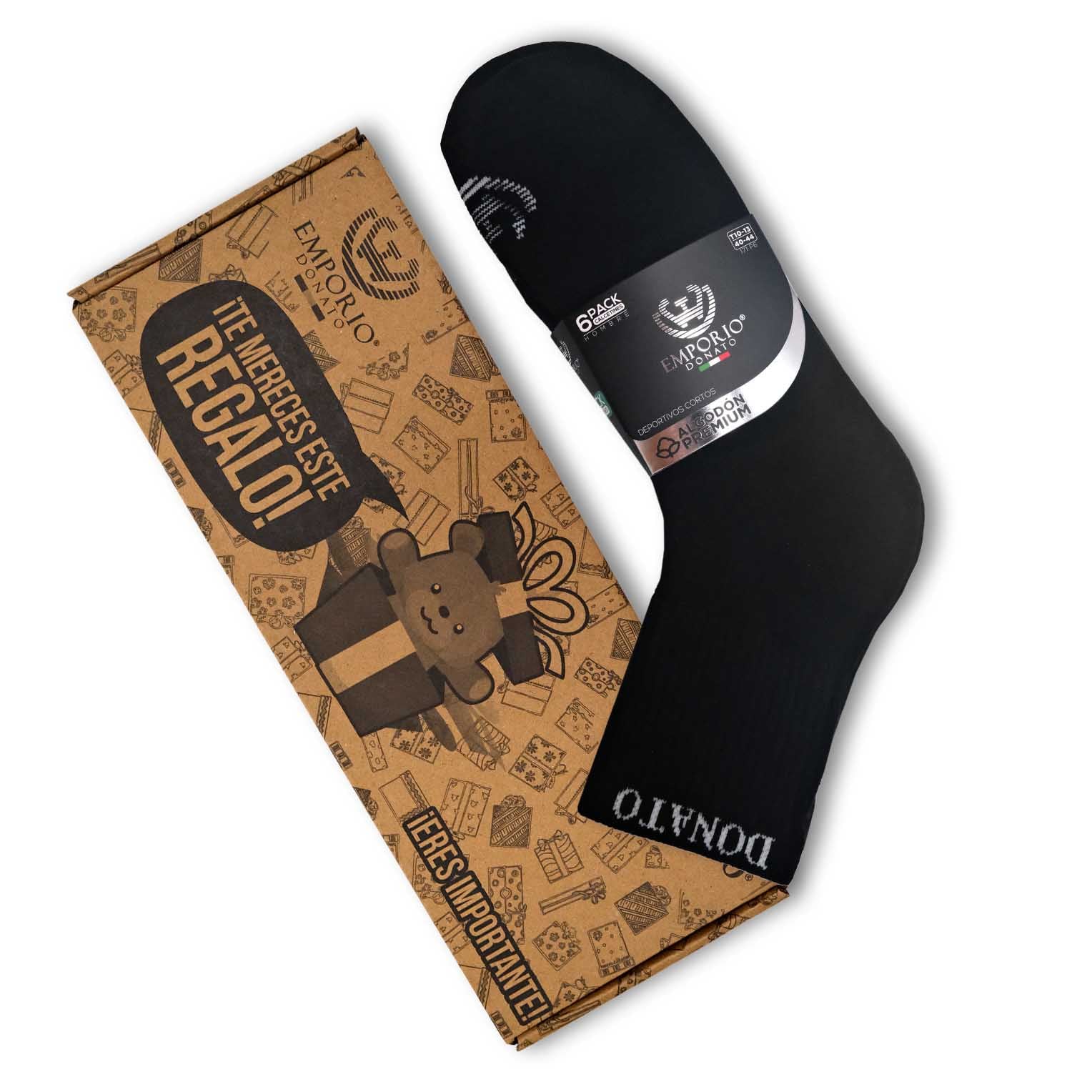 PACK DE 6 CALCETINES CORTOS DEPORTIVOS HOMBRE - 7