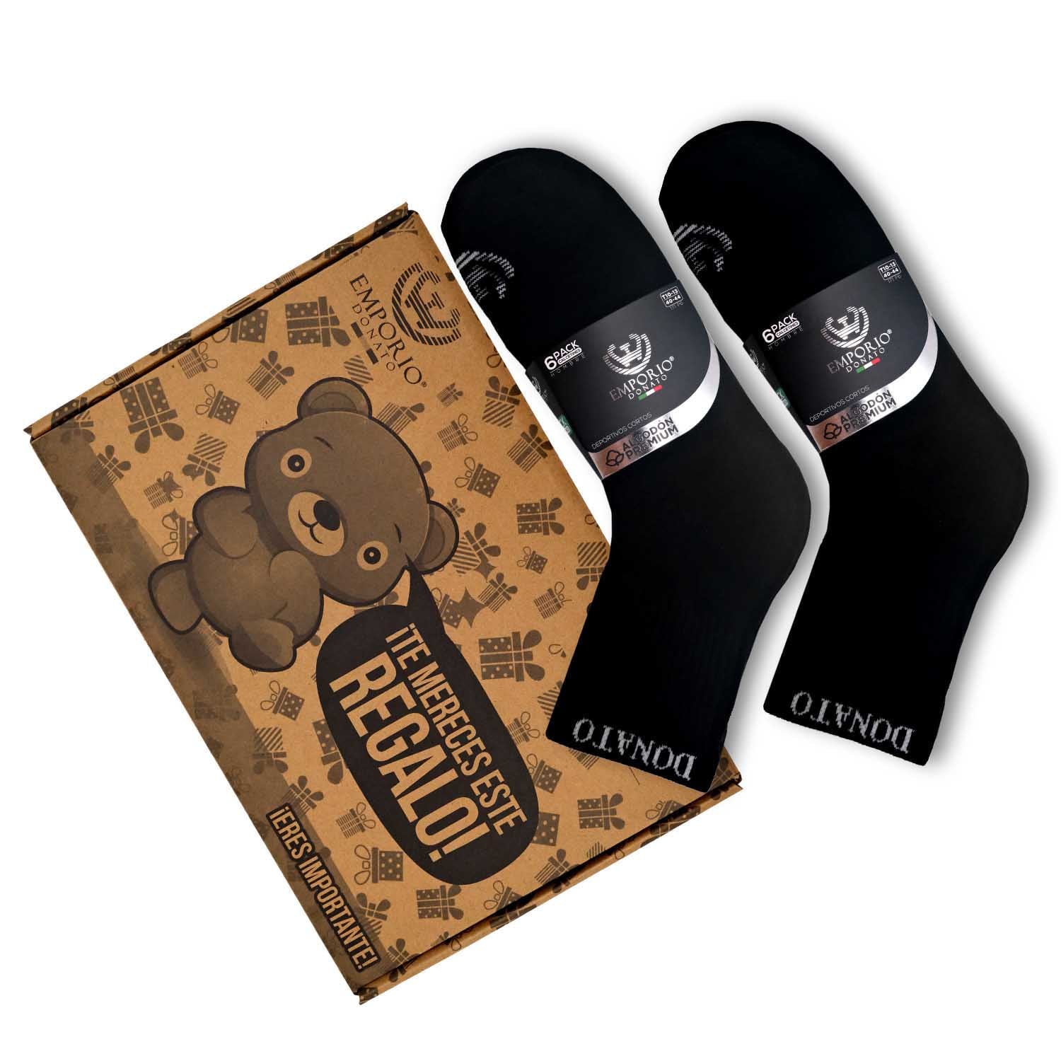 PACK DE 12 CALCETINES CORTOS DEPORTIVOS HOMBRE - 5