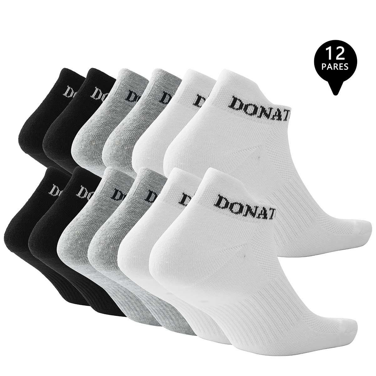 PACK DE 6 CALCETINES INVISIBLES DEPORTIVOS HOMBRE - 2