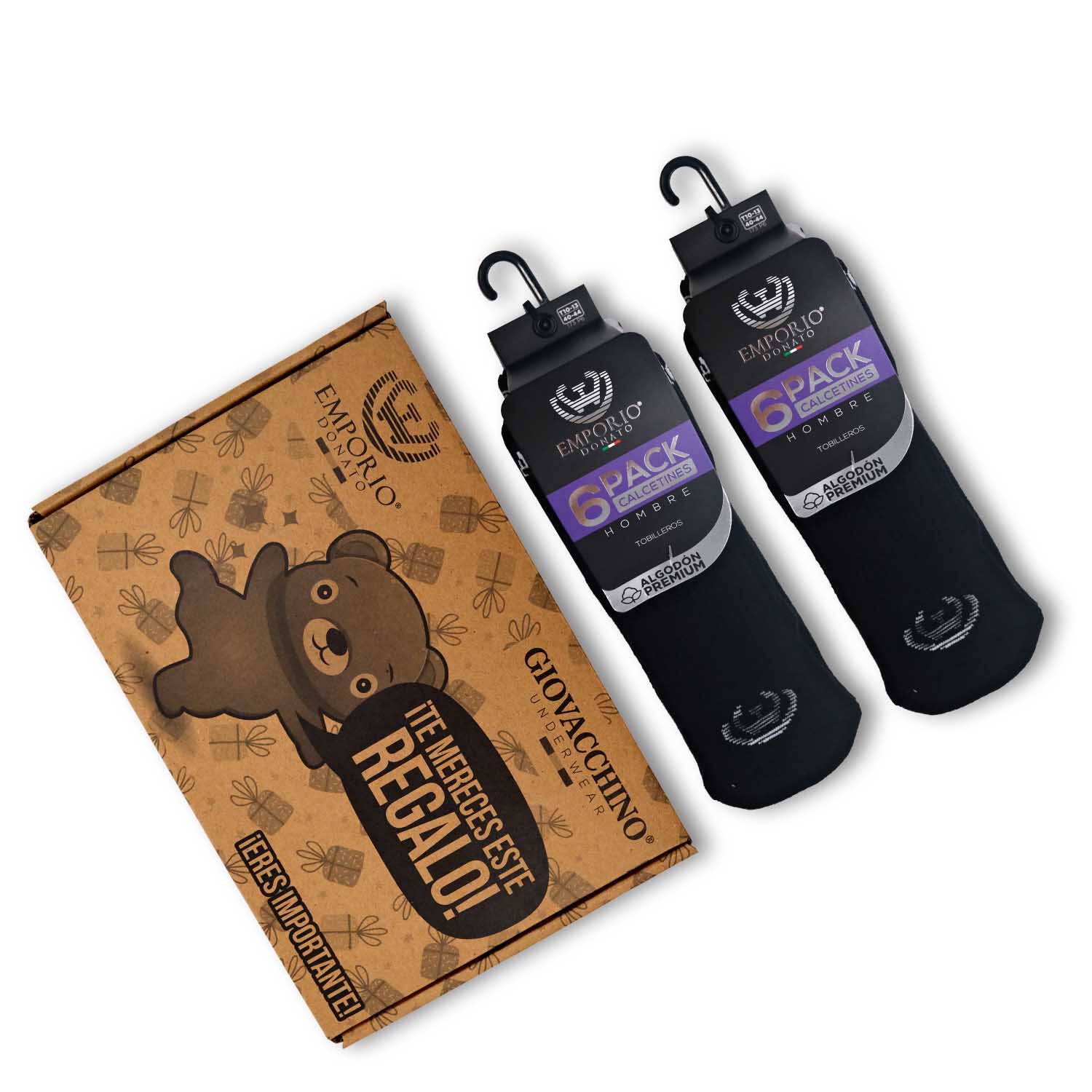 PACK DE 6 CALCETINES INVISIBLES DEPORTIVOS HOMBRE - 7