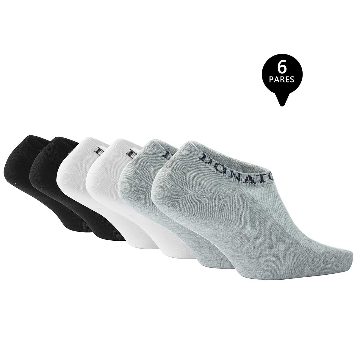 PACK DE 6 CALCETINES INVISIBLES DEPORTIVOS HOMBRE - 2