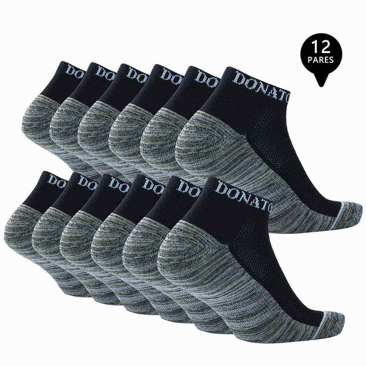 PACK DE 12 CALCETINES TOBILLEROS DEPORTIVOS COBRE HOMBRE - 2