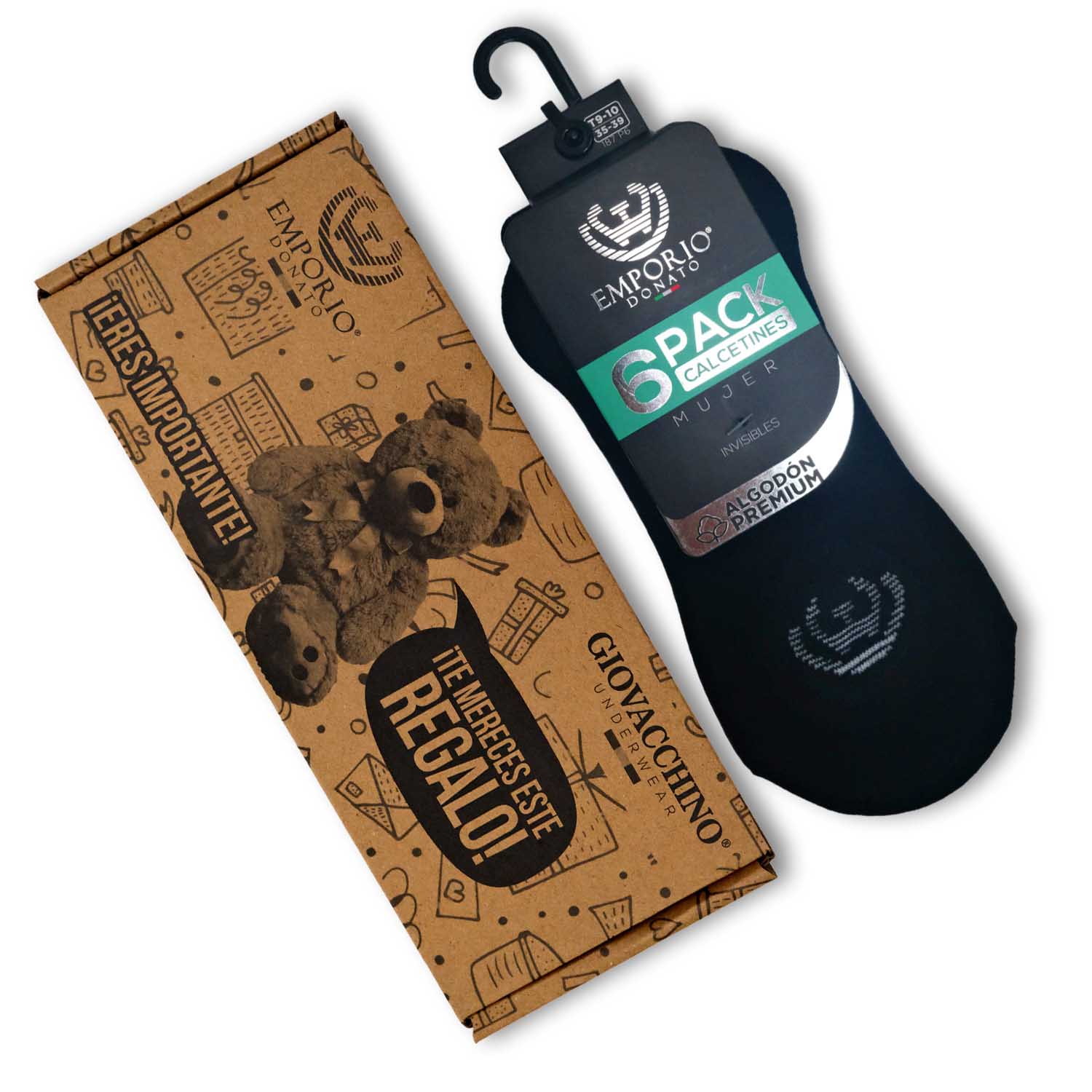 PACK DE 6 CALCETINES INVISIBLES DEPORTIVOS MUJER - 7