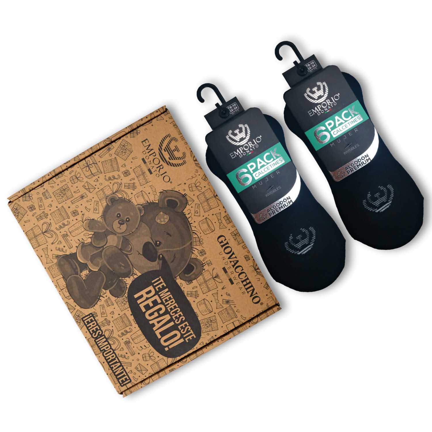 PACK DE 12 CALCETINES INVISIBLES DEPORTIVOS MUJER - 5